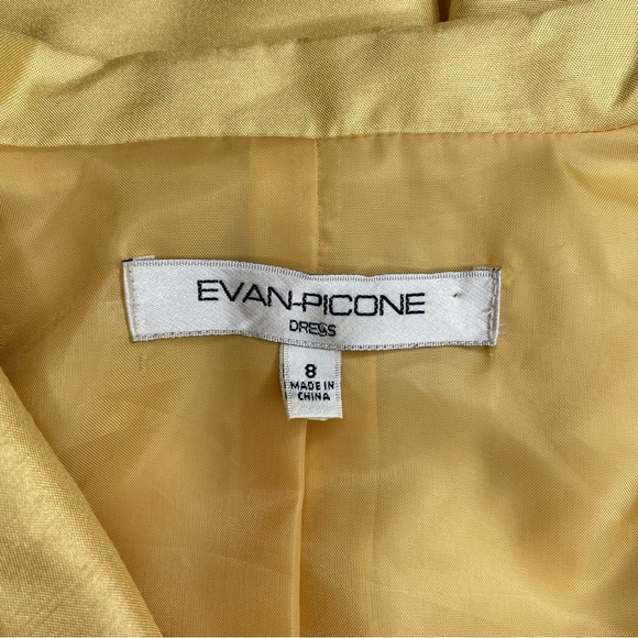 Evan Picone Golden Retro Dress - Picture 8 of 9